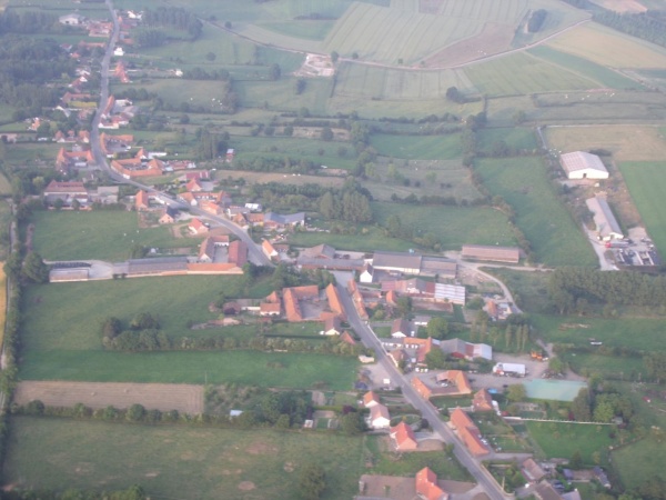 Vue aérienne de Maisnil-Dohem
