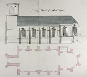 L'église (plan de 1873)