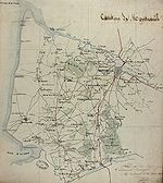 Plan du canton de Montreuil en 1846