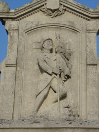 Détail du monument de Vieille-Chapelle