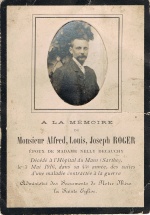 ROGEZ Alfred (1871-1945) Mort pour la France