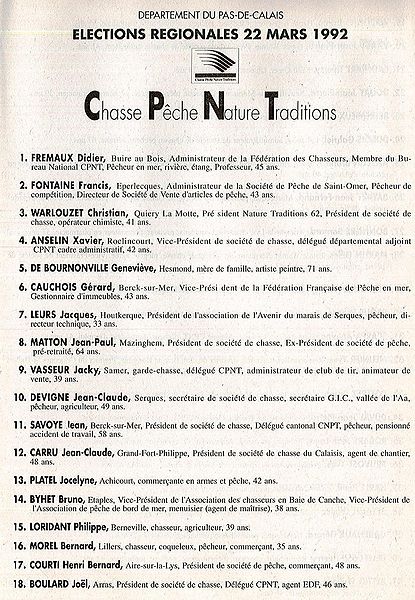 Fichier:Régionales 1992 CPNT bulletin.jpg