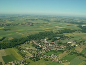 Vue aérienne de Bouvigny-Boyeffles